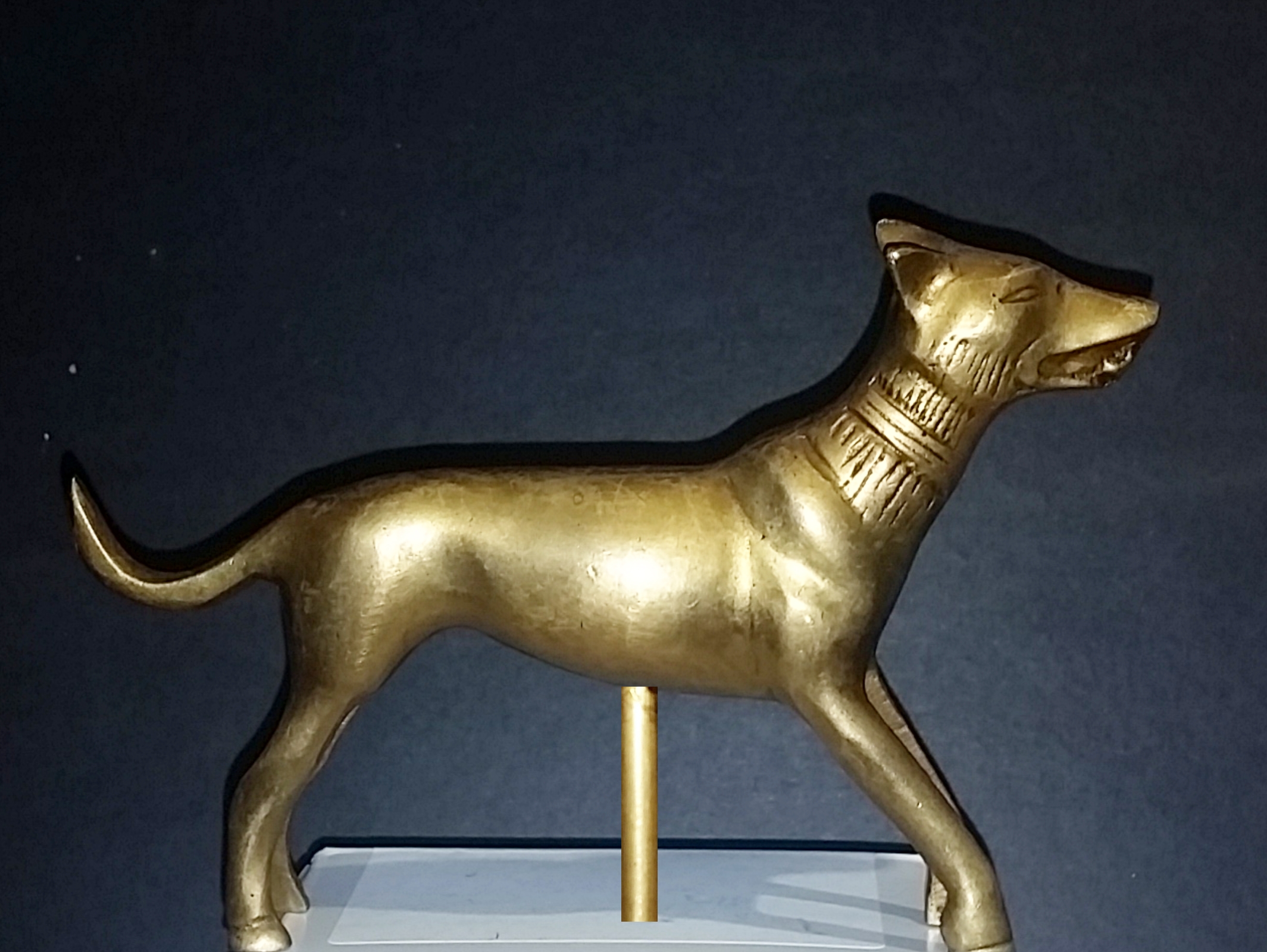 Greyhound Tiller Pin - Click Image to Close